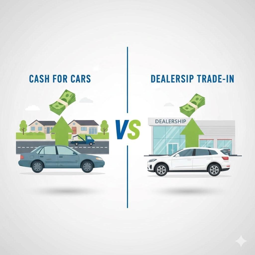 Cash for Cars vs Dealership Trade