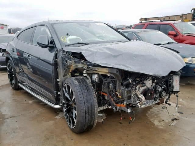 damaged SUVs
